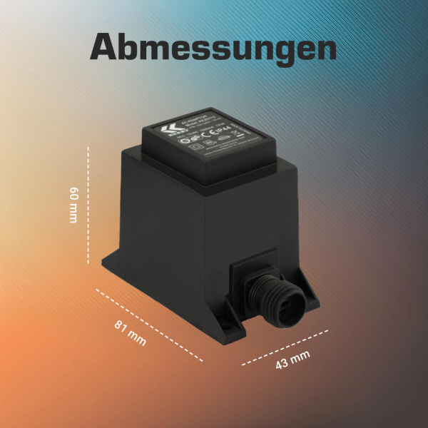 Passender Trafo für unsere 12V DC 1,2W Mini-Spots | 25W / 40W Passender Trafo für unsere 12V DC 1,2W Mini-Spots | 25W / 40W