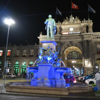 Teichleuchte blau, 12 Volt 2