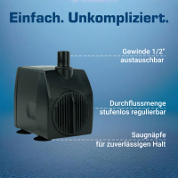 Wasserspielpumpe 950 l/h, 230 Volt 4