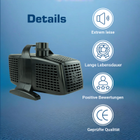 Teichpumpe 30000 l/h, 230 Volt 3