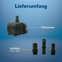 Teichpumpe, 3000 l/h 230V kep3000n (Gebraucht) 5