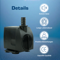 KEP1200LL - Kerry 1200 Liter Pumpe / Ersatzpumpe ohne Trafo 