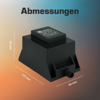 12V Trafo, 105VA/105W, AC/AC kez0117 (Generalüberholt) 