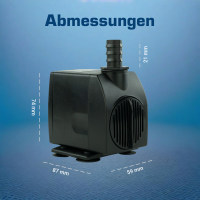 Wasserspielpumpe, Brunnenpumpe, 1200l/h kep1200l (General&uu