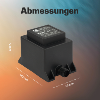 Trafo 60 Watt (Generalüberholt) 7