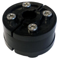 Innenliegende Kabelführung für 2 Kabel bis 6/3 mm 