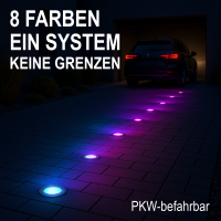 Bodenleuchte Set RGB, 5,5 Watt 6