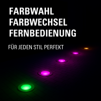 Bodenleuchte Set RGB, 5,5 Watt 7